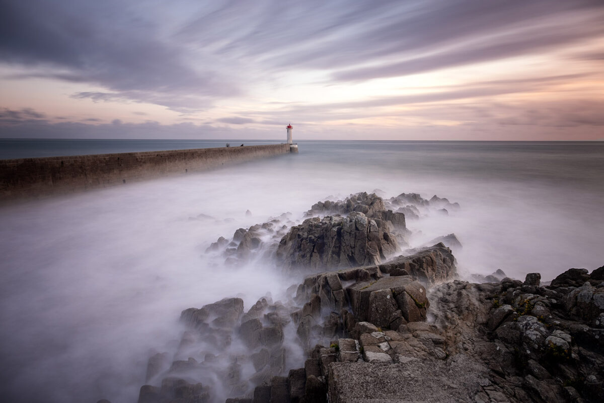 couché de soleil à Audierne